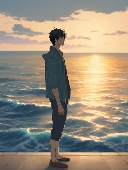 Makoto Shinkai Style SD XL