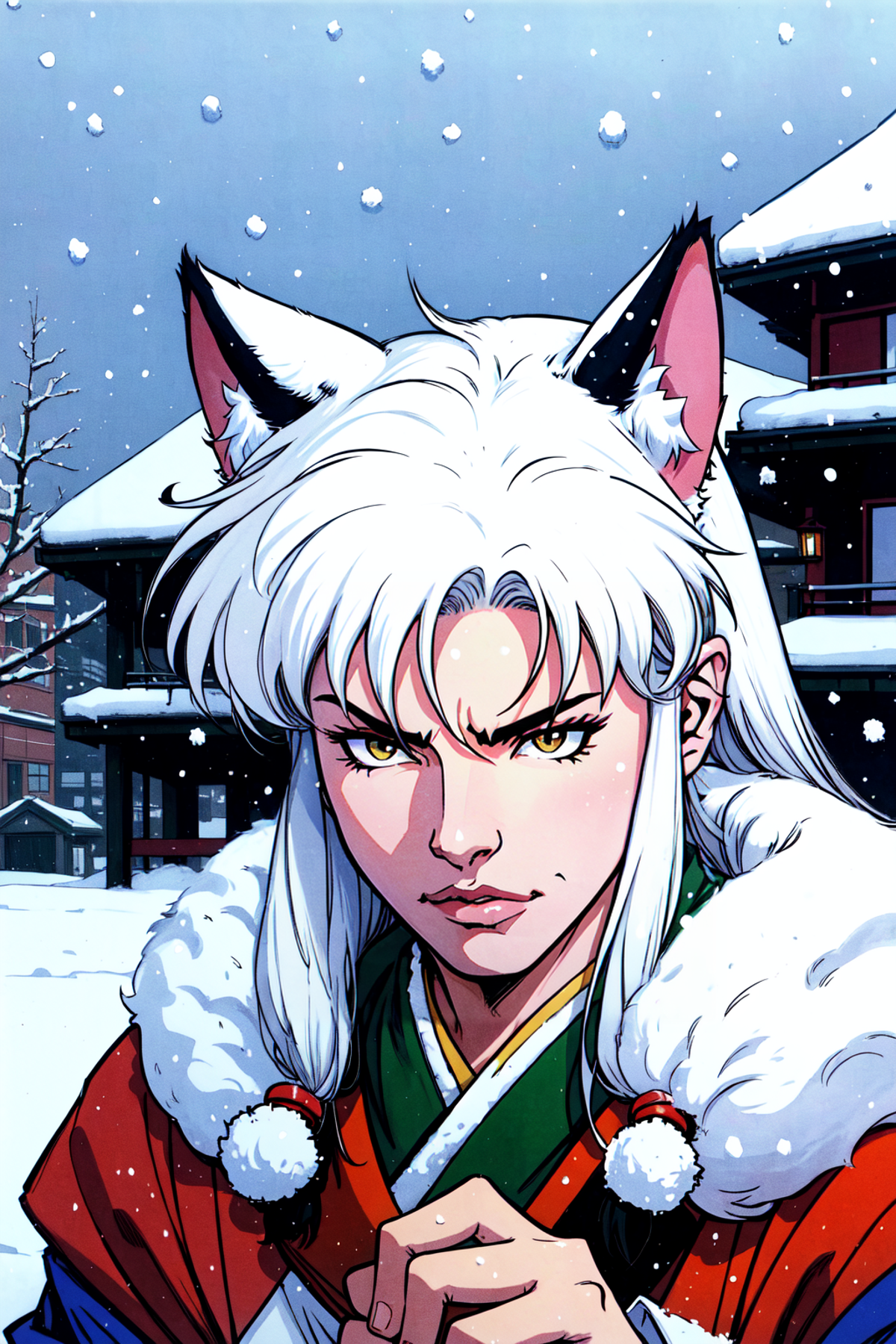 Inuyasha Winter Scene image by duskfallcrew