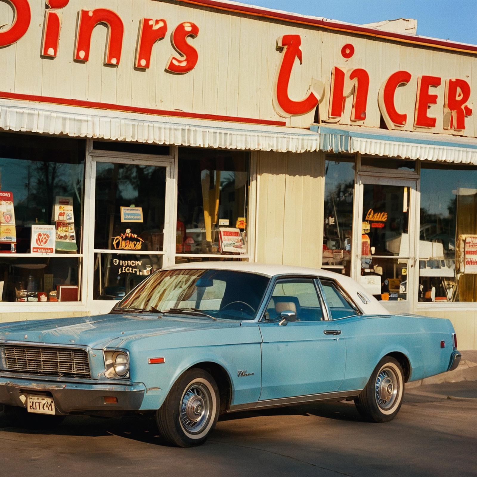 SDXL William Eggleston Style image