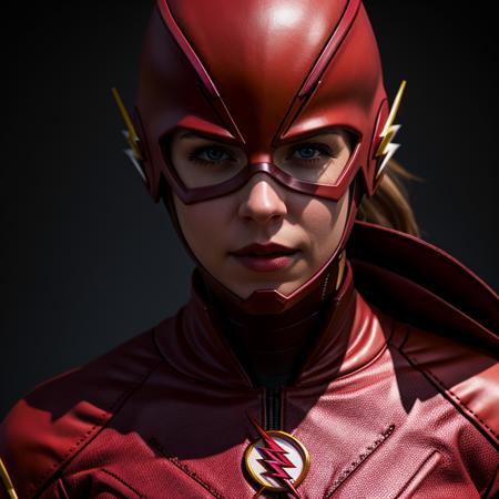 Hyperrealistic art of  <lora:The Flash SD1.5:1.2>
The Flash a woman with original flash suit, Extremely high-resolution details, photographic, realism pushed to extreme, fine texture, incredibly lifelike