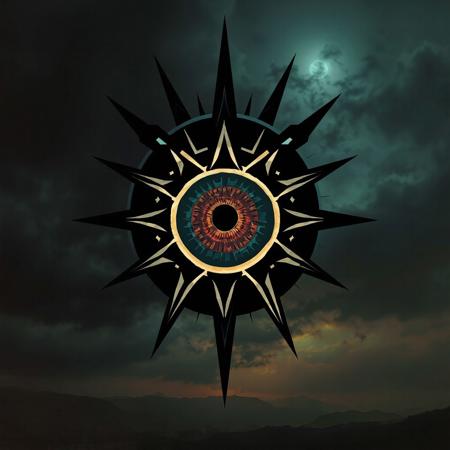 eye of sauron, grok, evil, grok logo