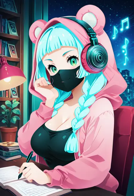 Lillie DJ: Sweet Song | DJ リーリエ (Pokemon) (CitronOC) [Illustrious]