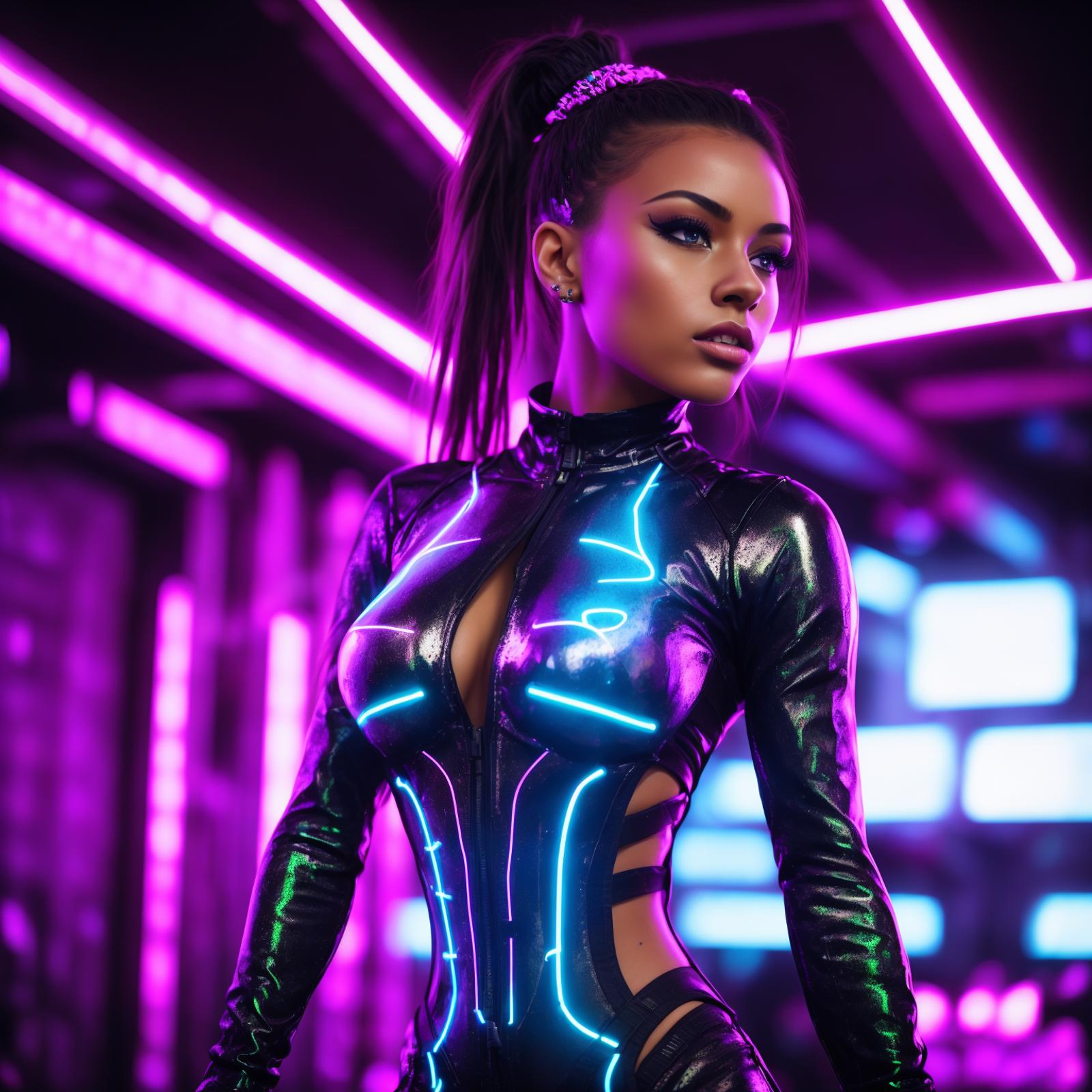 AI model image by vrgamedevgirl