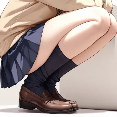 Legs Folded / 完全に曲げた足