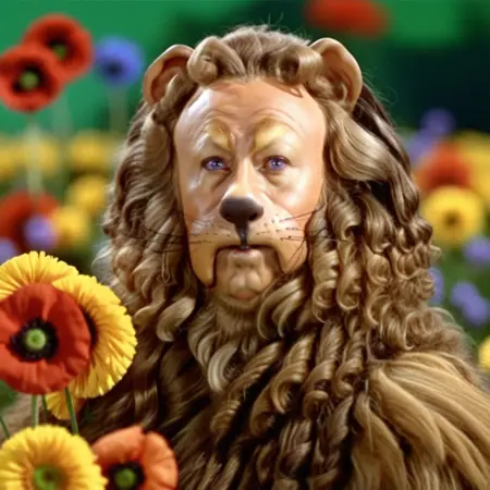 The Cowardly Lion - Wizard of Oz - SDXL