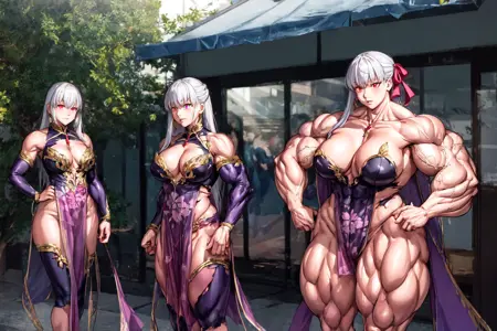 Female Muscle Growth | Concept