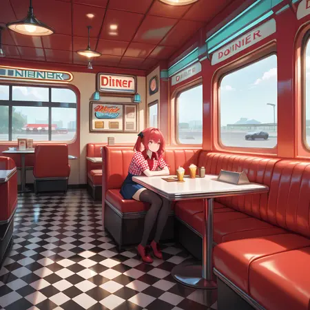 Retro Diner - Illustrious