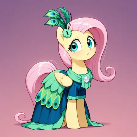 My Little Pony/MLP G4/EQG Fluttershy + Flutterbat