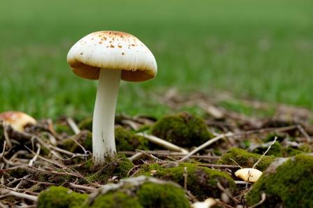 mushroom stem in nature, nature