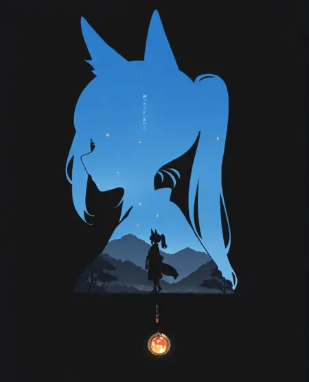 [Concept] Double exposure / environment inside the silhouette