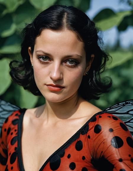 lewd, slutty, photograph, portrait, close up of a Mahmoud, Ladybug Wings, art by Joel Sternfeld, Monochrome, RAW photo, close-up, photo, rich deep colors, polished, fabulous colors, advanced cinematic perfect light, creative, dramatic, enhanced quality, colorful