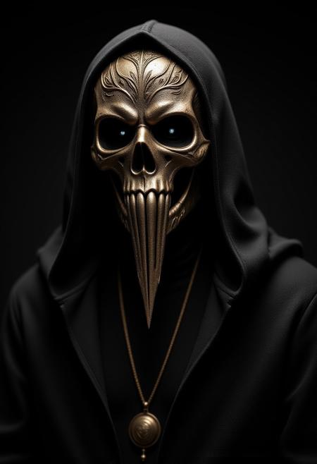 award winning studio photo of the grim reaper, ( plague doctor mask:1.2) , golden filigree, low key, high contrast, zbrush
,pinkhidreamfantasy, aidmamjv7