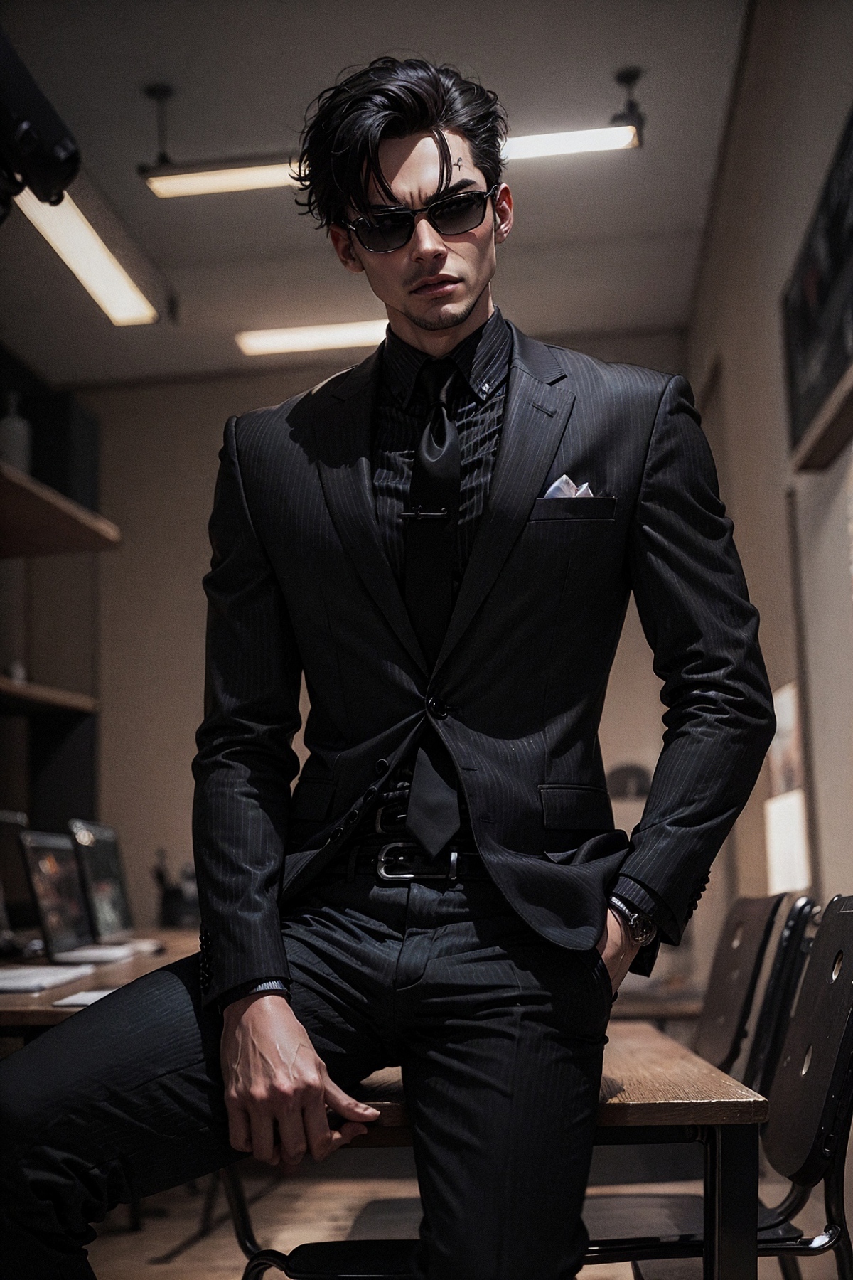 All Black Suit | Attire image by PotatCat