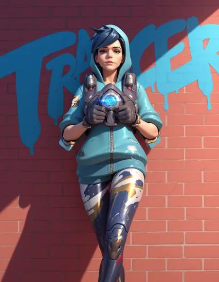 Tracer Graffiti Skin (Illustrious & Pony)