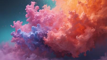 AI wallpaper, a dream work of a vaporous mist in dispersion of supernatural color of intense nuance, digital illustration in 4D optical graphic design, 4 k - 700-