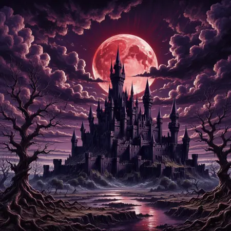 Haunting Castles (Background) [Pony/ILXL]