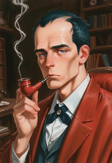 [IL] Sherlock Holmes (Original public domain illustrations, training data downloadable) V1
