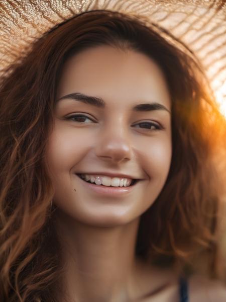 <lora:hlglvkty:1> close up photo of hlglvkty , smiling, sun rays on hair, detailed skin texture, detailed portrait, photograph, sexy, nature, natural beauty, masterpiece, award winning picture,