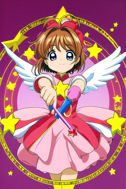 CLAMP 《Card Captor Sakura(Animation version)》/《魔卡少女樱(动画版)》 木之本樱/大道世知世- Artist Style image by Yumakono