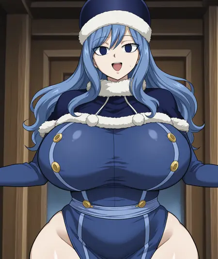 Juvia Lockser (Fairy Tail) - Gordon9's mix - Extra Milfy version - NSFW fan-art trained