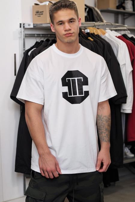 photo of matthew_rush <lora:matthew_rush-07:0.75> wearing streetwear clothes