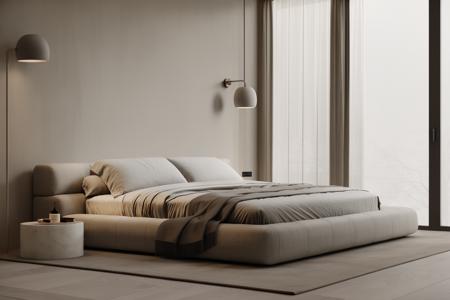 best quality,masterpiece,Interior design,ohty_wabi-sabi,<lora:ohty_Wabi-Sabi_V2-000006:0.75>,bedroom