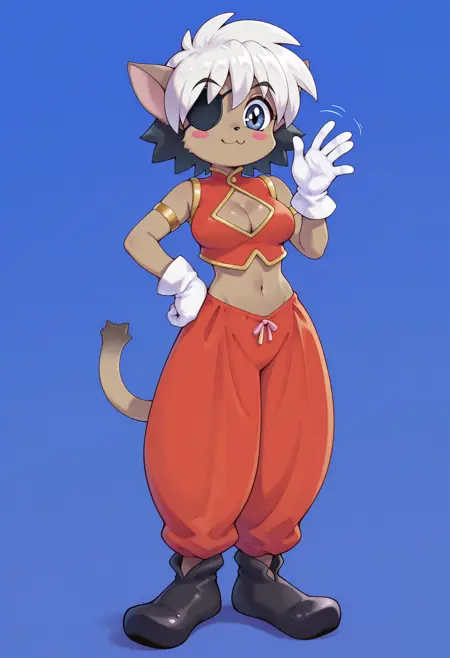 (Illustrious/Pony/SD 1.5) Alicia Pris (Tail Concerto/Solatorobo: Red the Hunter)