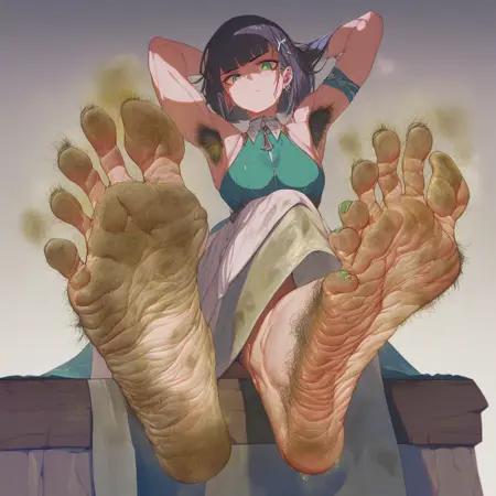 Dirty, Stinky, Sweaty - Intense Foot and Armpit Smelling/Worship