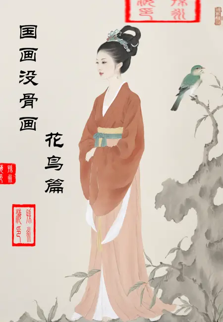 国画 Chinese Painting | 没骨画-花鸟篇(Mogu painting)