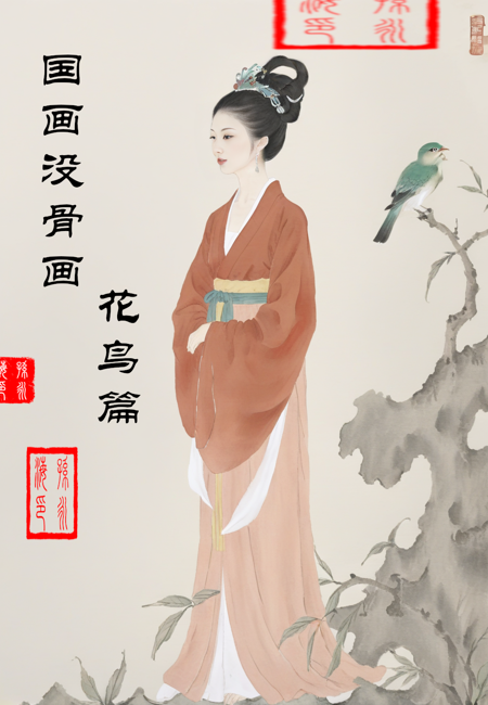 国画Chinese Painting | 没骨画-花鸟篇(Mogu painting) - v1.0 