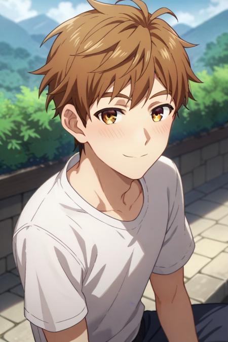 Kasel, browm hair, brown eyes,1boy,