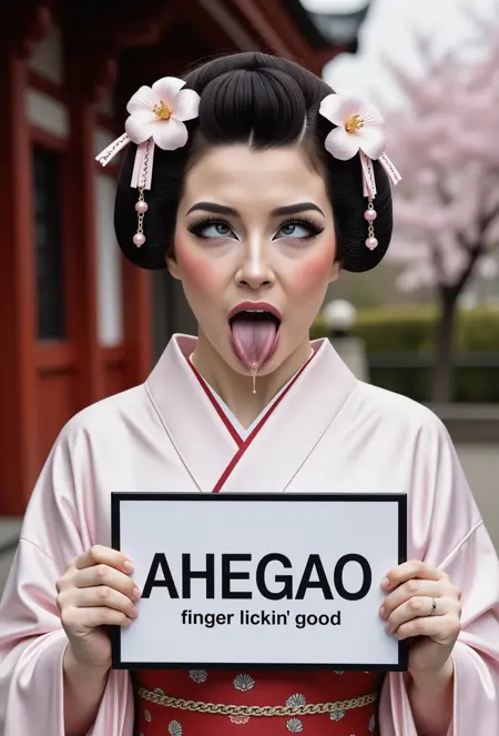 Ahegao v3 (Tongue Out, Cross-eyed) SDXL/Pony 1k
