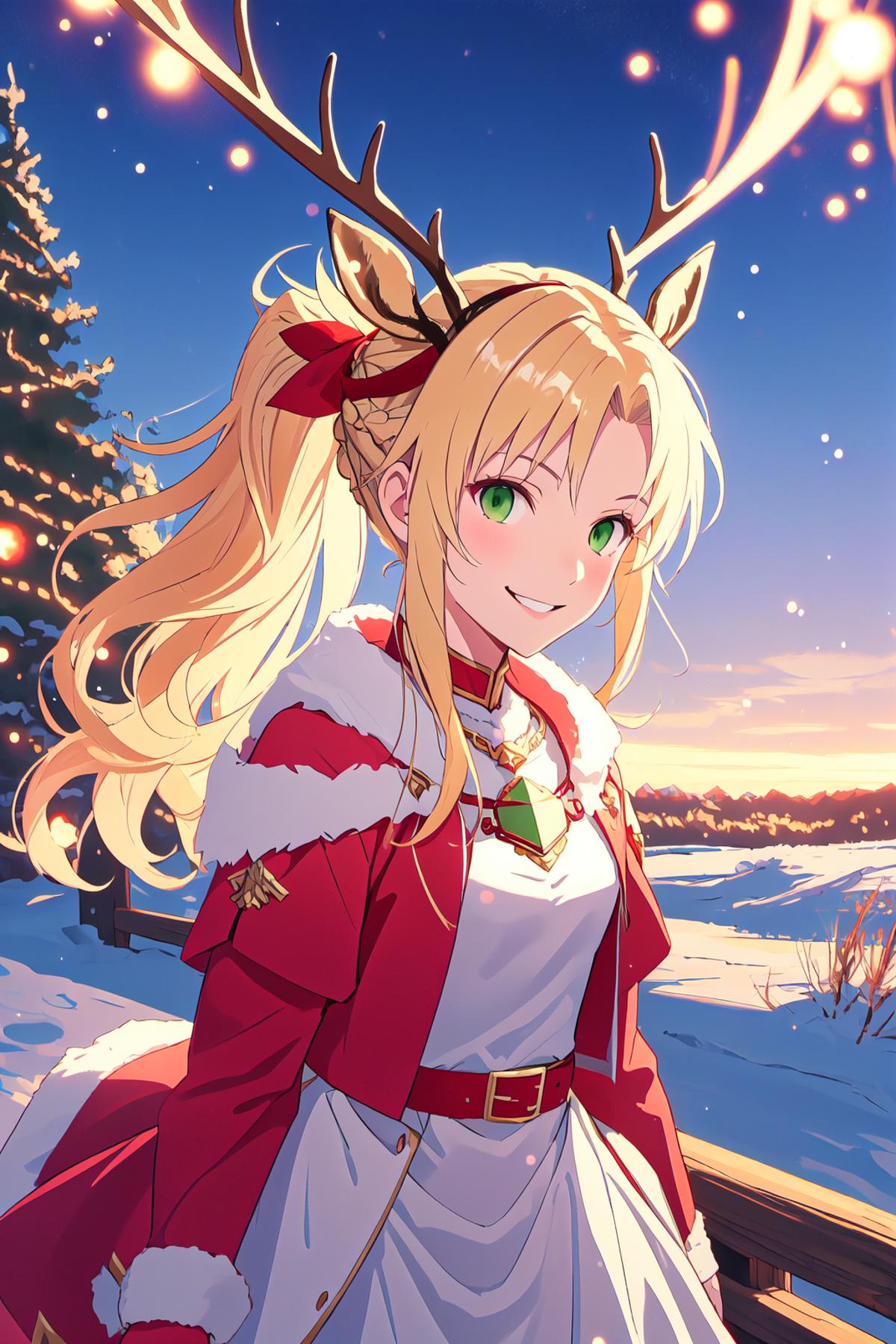 Santa's Reindeer Girl Concept LyCORIS | Cheems AI image by CheemsAI