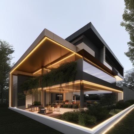 ultra modern house exterior