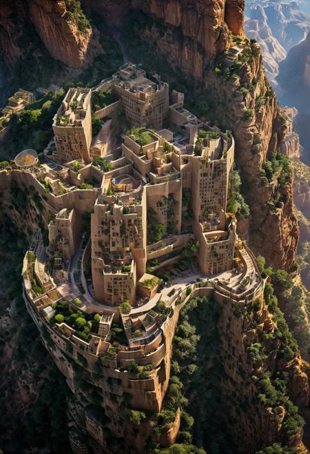 (The colonial city of the future, in the mist-filled Grand Canyon, on an unknown Earth-like planet, 2 moon on sky, Spaceship flight connects colonies, waterfulls:1.3), (Machu Picchu, a mountain settlement, incredibly spectacular:1.2), (Mario Botta:1.3), (avant-garde, future, reality, science fiction, photorealistic), (modern architecture:1.2), 
(Large Files, Ultra Realistic, 8K, 16k, FHD, HD, VFX, Perfect, Photography, composition, Architecture Sales Photography, Architecture Competition, Ultra High Resolution, Cinematography, High Resolution Image:1.1), (dramatic lighting, direct sunlight, ray tracing, clear shadow:1.2),  (real landscape:1.1), (blurred background:1.0), (urban background, more_details) ,
ac_neg1, great lighting, clear, hillscastel, extrusionbuilding, vertical