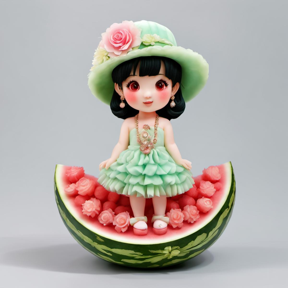 watermeloncarvingSDXL image by chirenshuomeng