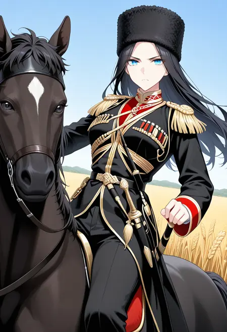 Униформа кубанских казаков / Uniforms of Kuban Cossacks (Clothing) for Illustrious