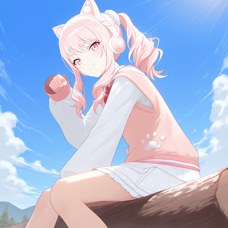 Cute White Kitty (Akiyama Mizuki) / Project SEKAI ObsessionIllustrious