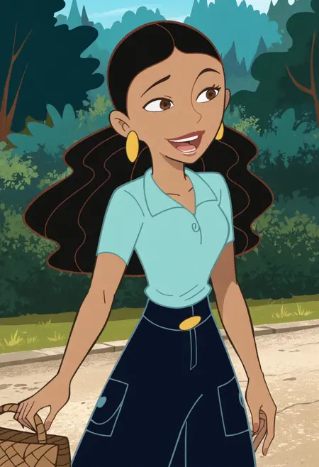 Monique, Kim Possible's closest friend, (Kim Possible), LoRA, PonyXL