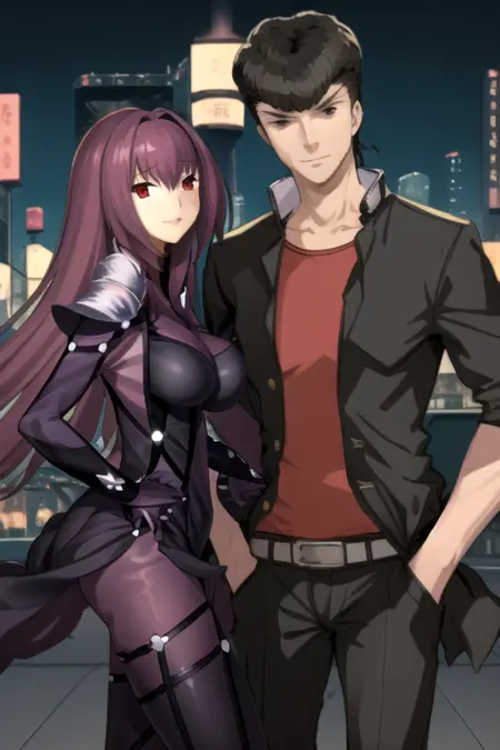 Delinquent x Scathach (Delulu Power x Fate/Grand Order)