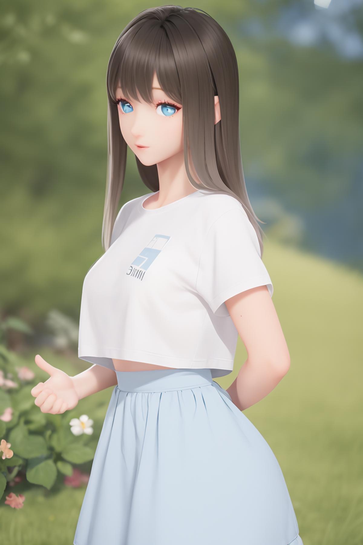 AI model image by Qiuse