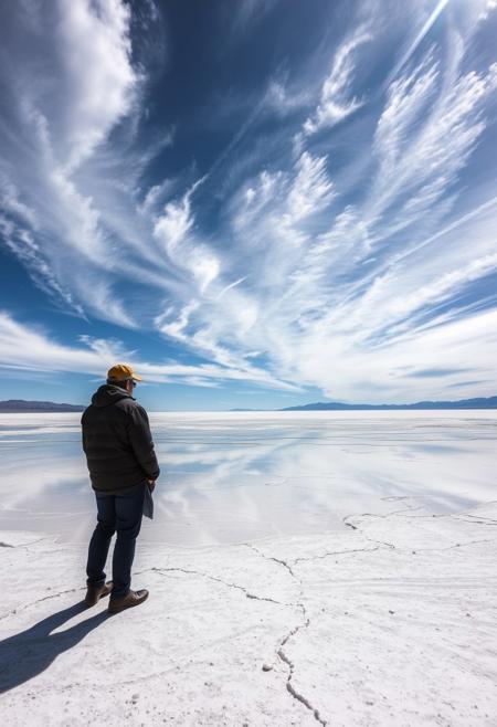 Salt flats in Bolivia, reflecting heavens on Earth.