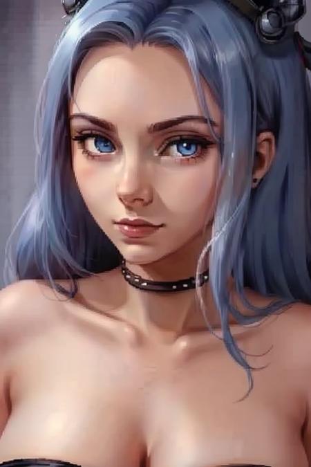 <lora:Baldur's Gate 1 Portraits:0.6>, Baldur's Gate official portrait, character, fantasy_character, 1024x768, female, sexy, anime style, French maid, large breasts, big eyes, blue hair, blue eyes,, shy moniker, masterpiece, highest quality, highest quality visuals, highest details