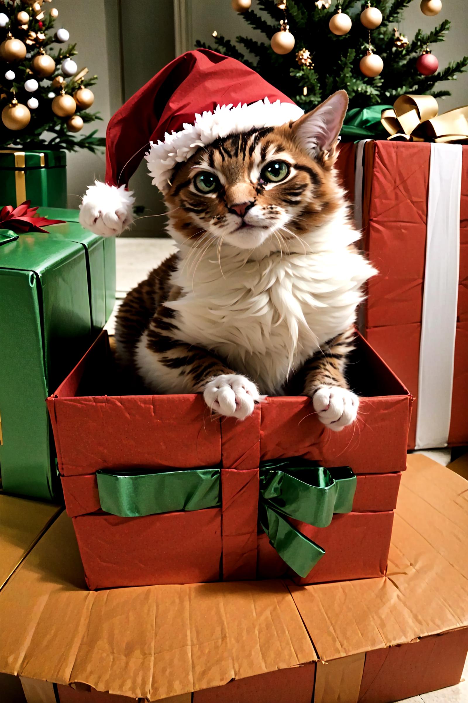 boxing day surprised gift box image by Marader