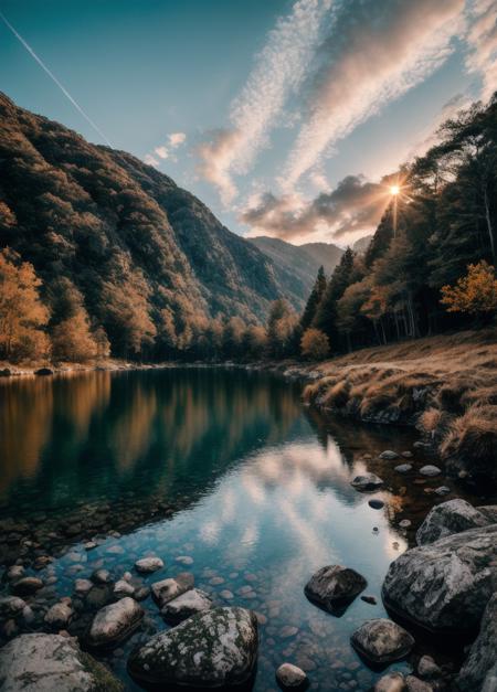 RAW photo of a landscape, small details, photorealistic, ultra-realistic photo, 8k uhd, dslr, soft lighting, high quality, film grain, Fujifilm XT3, (masterpiece)  <lora:add_detail:1>