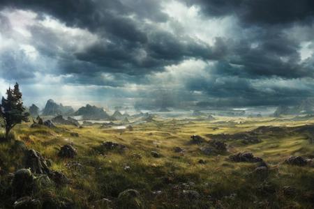 "A windswept plain on the borders of Rohan, where endless grasslands roll like waves beneath the vast expanse of the sky and the sound of thundering hooves echoes in the distance, as fierce riders of the Riddermark patrol the borders in search of enemies to vanquish. Open, expansive, wild, noble, sweeping, untamed." FanLan
