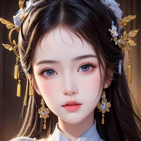 (masterpiece, sidelighting, finely detailed beautiful eyes: 1.2), masterpiece*portrait, realistic, lustrous skin,shiny skin,