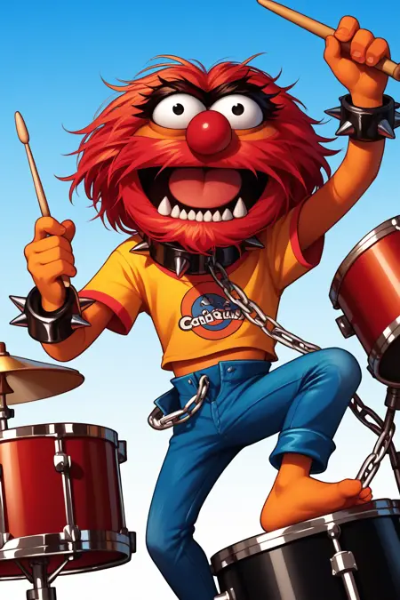 Animal (The Muppet Show) | Pony / SD1.5