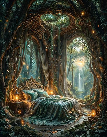 ROOMS : Elven Bedrooms 01