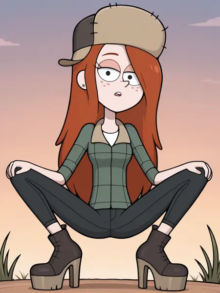 Wendy Corduroy (Gravity Falls) PonyDiffusionXL/illustriousXL
